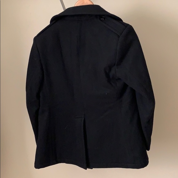 Black pea coat jacket - Picture 5 of 5